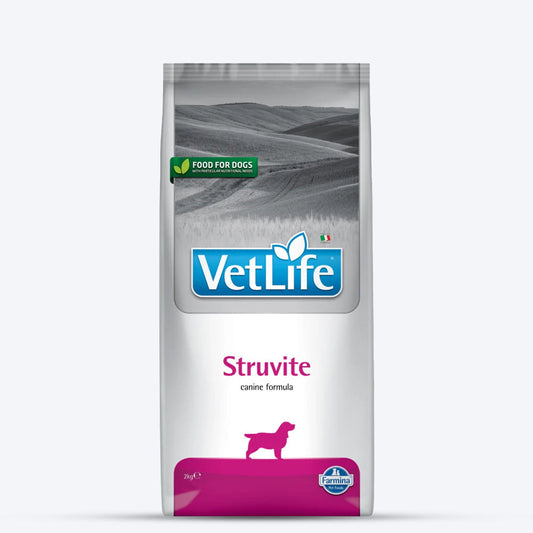 Farmina Vet Life Struvite Canine Formula Dry Food For Adult Dog - 2 Kg - Heads Up For Tails