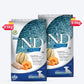 Farmina N&D Ocean COD Pumpkin& Cantaloupe Melon Grain Free Puppy Dry Food - Mini Breed - Heads Up For Tails