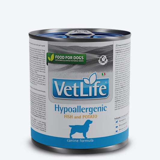 Farmina Vet Life Diet Hypoallergenic Fish & Potato Wet Food For Dog - 300 gm - Heads Up For Tails