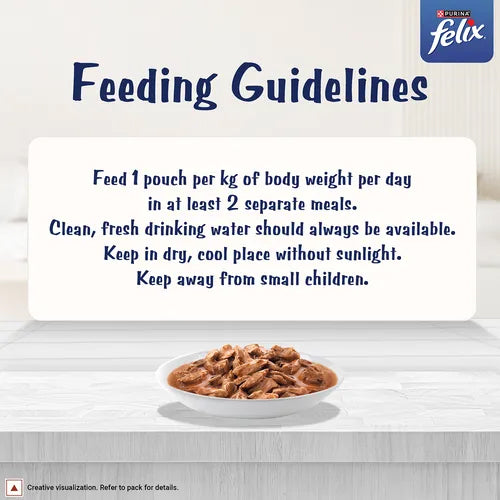 Purina Felix Gravy Lover Tuna Wet Food For Cat - 70 gm - Heads Up For Tails