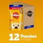 Pedigree Chicken & Liver Chunks In Gravy Adult Dog Wet Food - 130 g - Heads Up For Tails