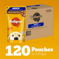 Pedigree Roasted Lamb Flavour Chunks In Gravy Adult Dog Wet Food - 130 g - Heads Up For Tails