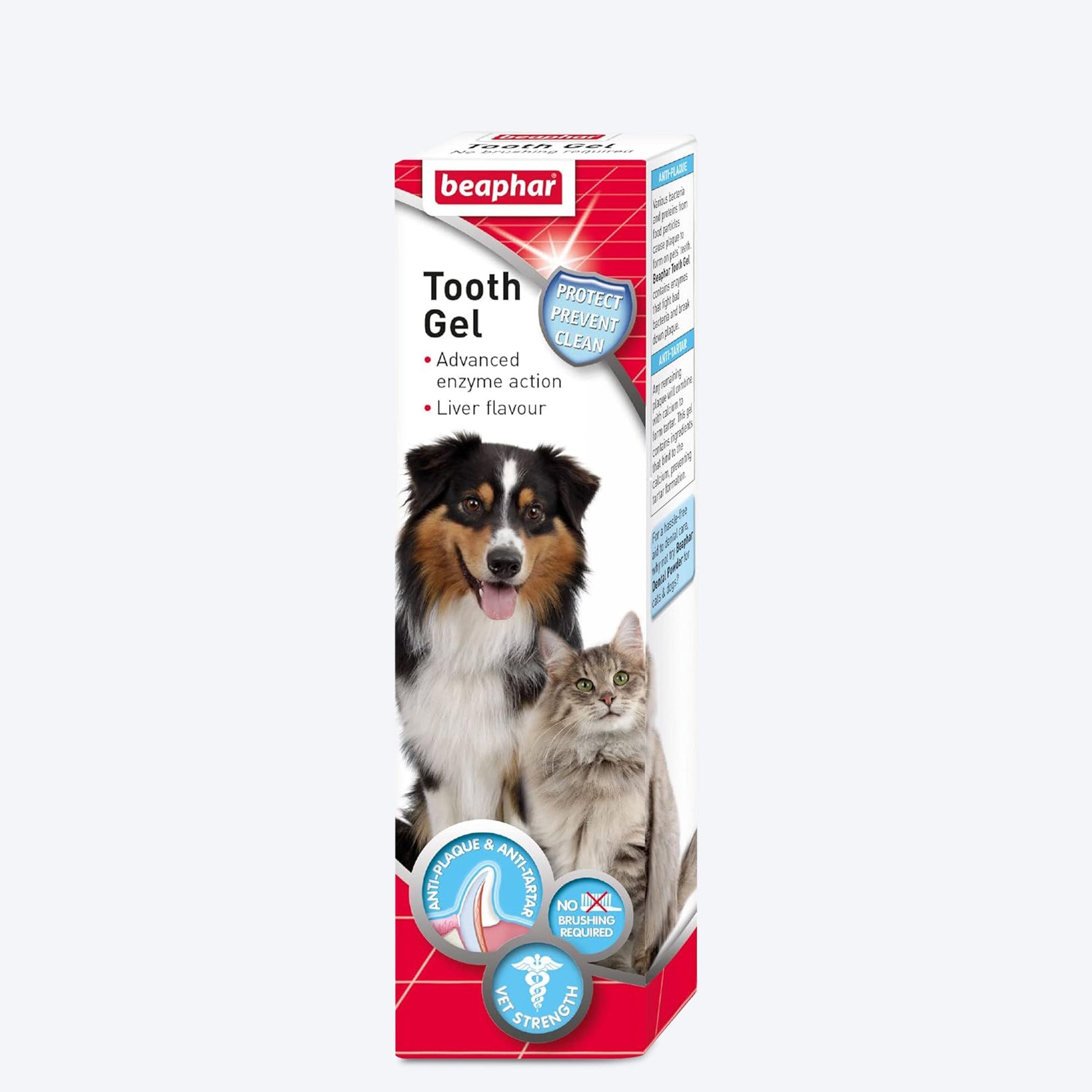 Beaphar Tooth Gel For Dogs & Cats - 100 gm - Heads Up For Tails