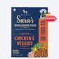 Sara's Wholesome Grain-Free Chicken & Veggies Dog Food for Dogs ‚¬€œ Human-Grade, Preservative-Free ‚¬€œ 300 gm - Heads Up For Tails