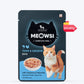 Meowsi by HUFT Tuna & Chicken P¢t© Cat Wet Food, 80 gm, grain-free, with vitamins and minerals for balanced nutrition.