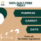 Paws For Greens Vegan Carrot & Pumpkin Treats For Dog - 100 gm - Heads Up For Tails