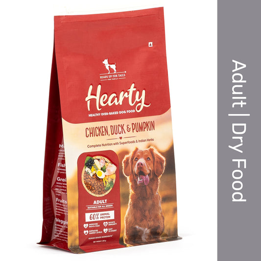 Hearty Oven-Baked Adult Dog Food Chicken, Duck & Pumpkin