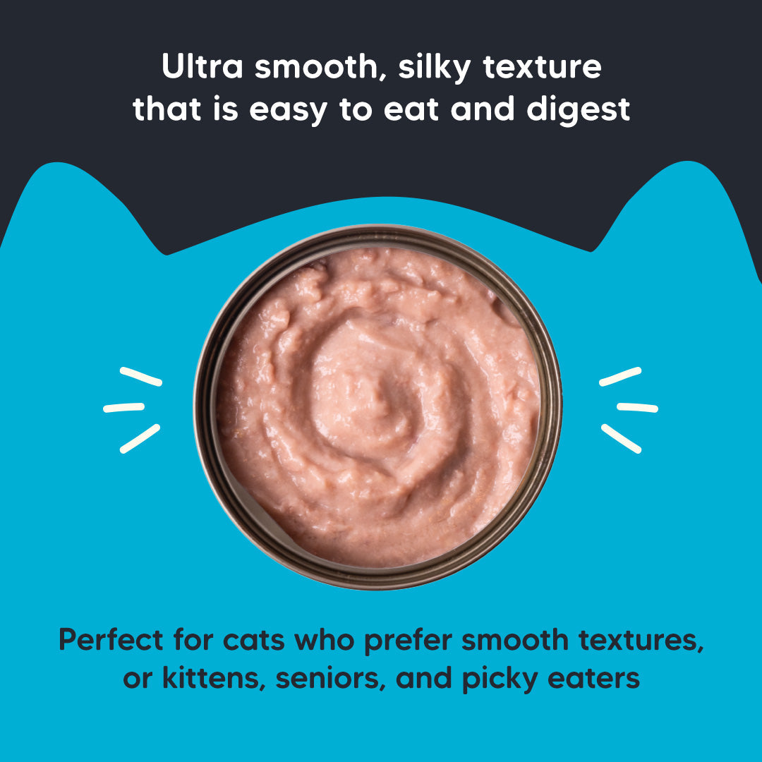 Meowsi by HUFT Tuna & Shrimp Mousse Canned Cat Wet Food, 80 gm, with vitamins and minerals, grain-free formula.
