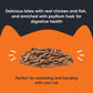 Meowsi by HUFT Power Bites, Chicken, Fish & Psyllium Husk, 50 gm, supports hairball control for cats.