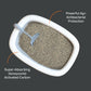 Meowsi by HUFT OdourShield Cat Litter, unscented, 5 kg, 99% dust-free, clumps 3x faster, antibacterial protection.