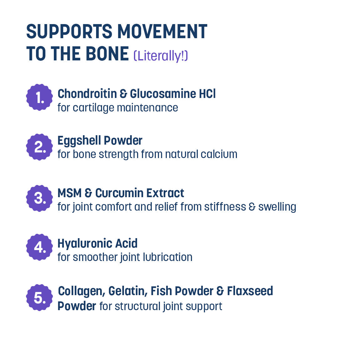 Sara's Boosters Bone & Joint Mobility Supplement For Dogs - 100 g