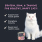 Meowsi by HUFT Chicken Breast with Duck p¢t© canned cat food, 80 gm, enriched with vitamins and minerals. Grain-free.