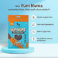 HUFT Yum Nums Dog Treats Soft & Chewy Sticks Carrot With Real Chicken - 70 gm - Heads Up For Tails