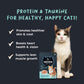 Meowsi by HUFT Tuna & Shrimp p¢t© Cat Wet Food, 80 gm, grain-free, with vitamins and minerals for balanced nutrition.