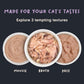 Meowsi by HUFT Tuna & Chicken in Broth Cat Wet Food, 80 gm, with vitamins and minerals, grain-free formula.