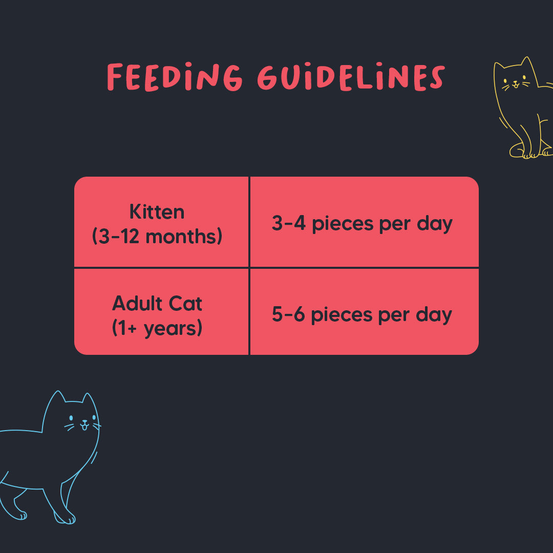 Meowsi by HUFT Chicken, Fish & Cranberry Power Bites Cat Treats, 50 gm, supports bladder health with high protein.