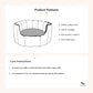 HUFT Personalised Cosy Puppy/Cat Bed - Grey3