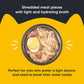 Meowsi by HUFT Chicken Breast with Quail Egg in Broth, 80 gm, grain-free, with vitamins and minerals.