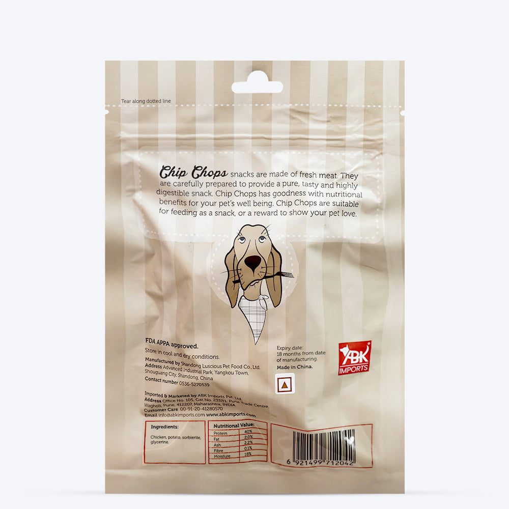 Chip Chops Dog Treats - Sweet Potato Twined with Chicken - 70 g - Heads Up For Tails