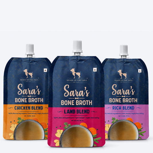 Sara's Bone Broth Trial Pack - 450 ml (150 ml Each)