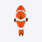Trixie Wiggly Clown Fish Plush Toy For Dog - Red & White - 26 cm