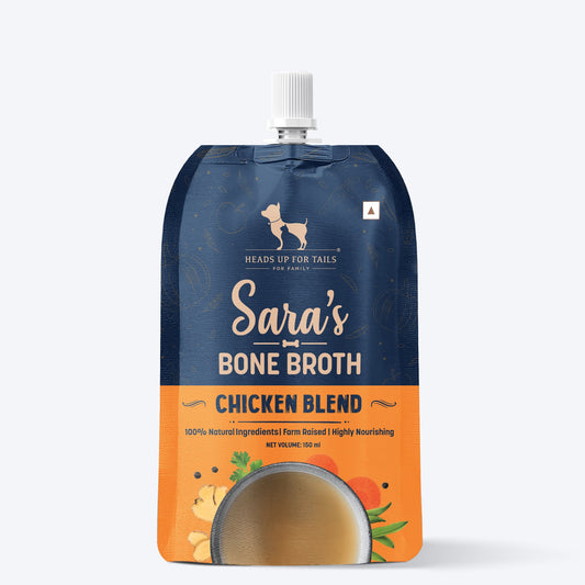 HUFT Sara's Chicken Blend Bone Broth For Dogs - 150 ml - Heads Up For Tails