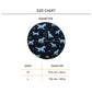 HUFT Shadow Tails Round Mat For Dog - Blue - Heads Up For Tails