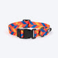 HUFT Dynamic Chevron Collar For Dog - Red & Yellow - Heads Up For Tails