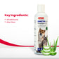 Beaphar Dimethicare Tick & Flea Shampoo For Dog & Cat - Aloe Vera - 200 ml - Heads Up For Tails