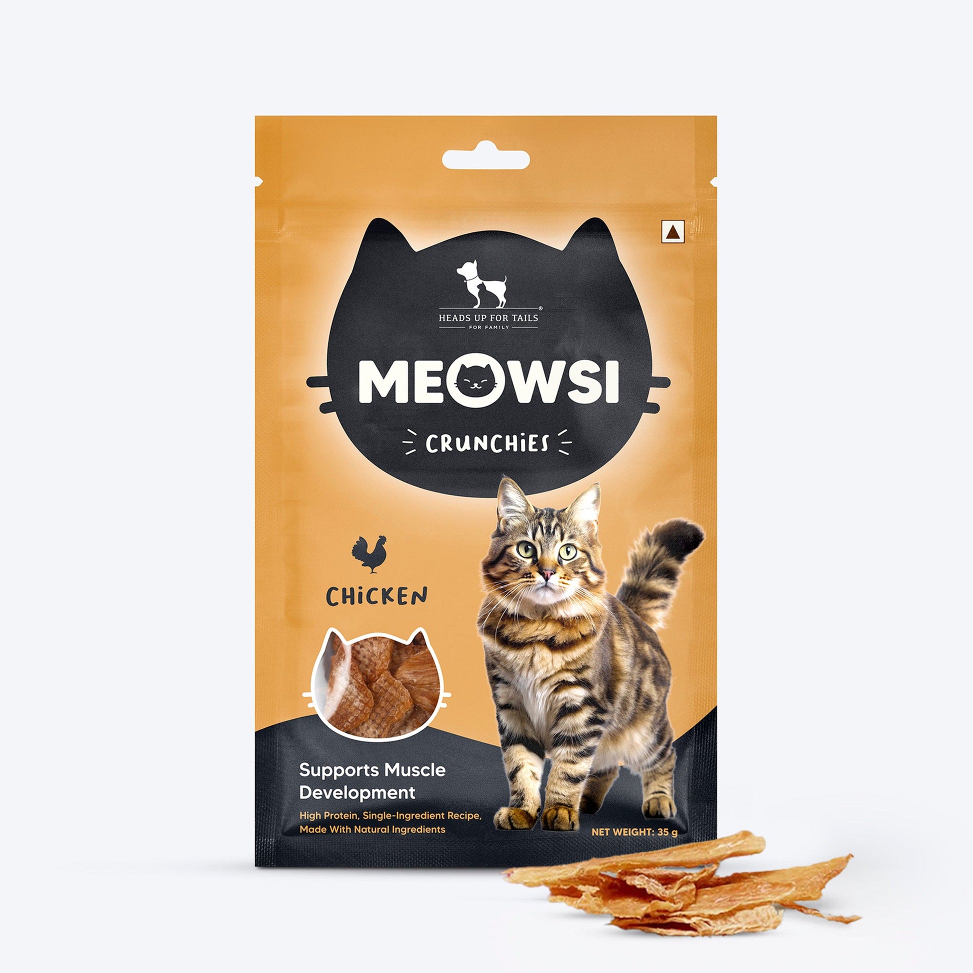 Meowsi by HUFT Cat Treats Combo - Non-Veg (Pack of 3) - Heads Up For Tails