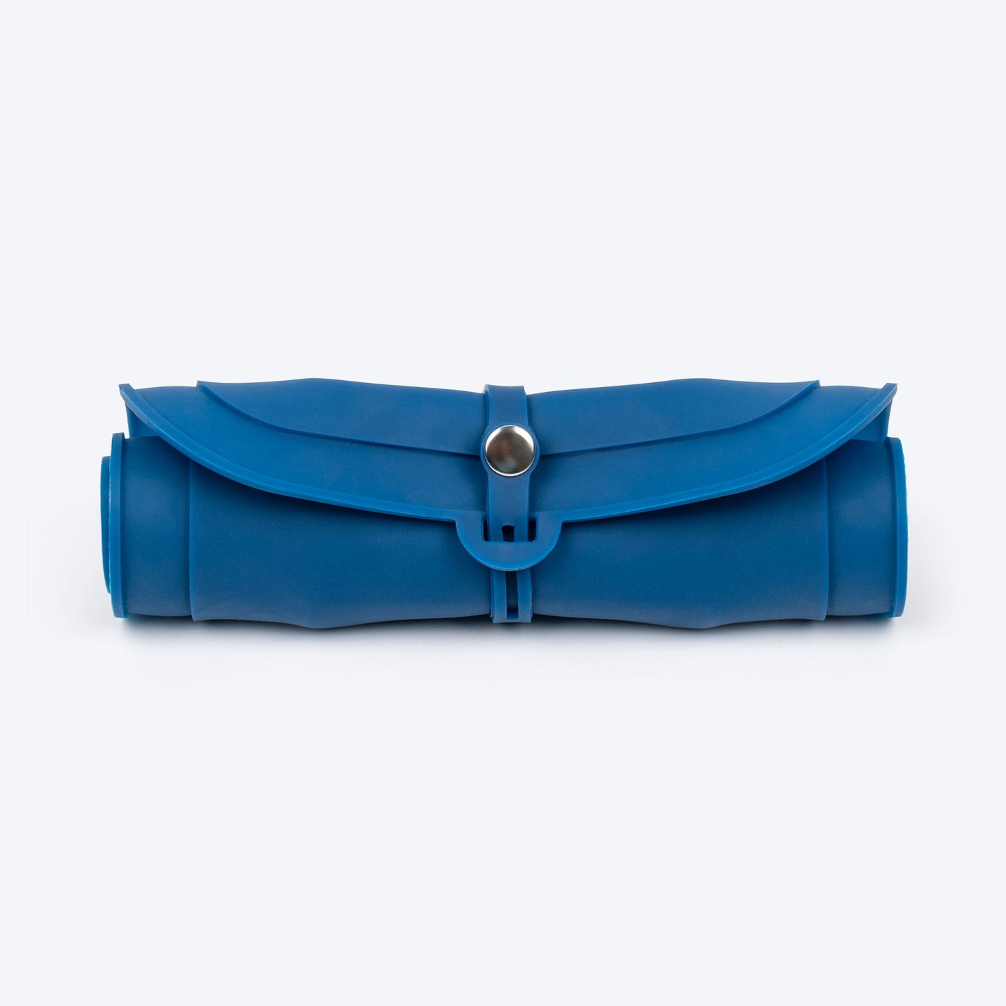 Dash Dog Travel Foldable Double Diner For Dog - Blue - Heads Up For Tails