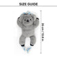 Dash Dog Kuddly Koala Squeaky Plush Toy For Dog - Grey - Heads Up For Tails