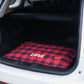 HUFT Personalised Checkered Cuddle Mat For Dog & Cat - Red & Black - Heads Up For Tails