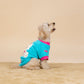 HUFT Happy Teddy Sweatshirt For Small Dog - Turquoise Blue - Heads Up For Tails