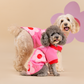 HUFT Flower Power Sweatshirt For Dog - Pink - Heads Up For Tails