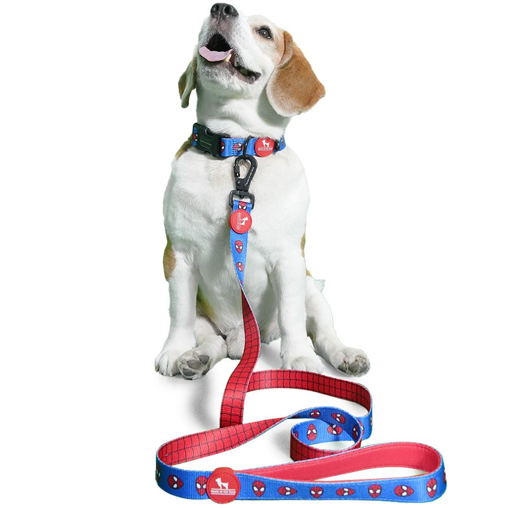 HUFT XÂ©Marvel Spider-Man Dog Leash - Red - Heads Up For Tails