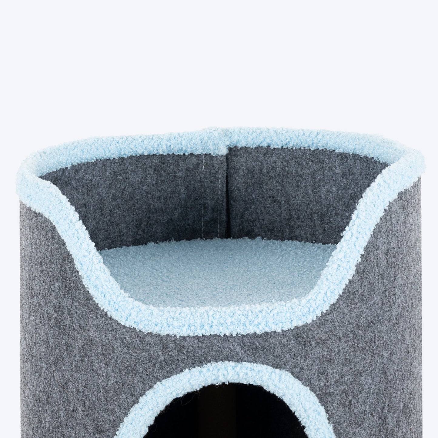 HUFT Meow Mansion Cat Tower For Cats - Grey - Heads Up For Tails