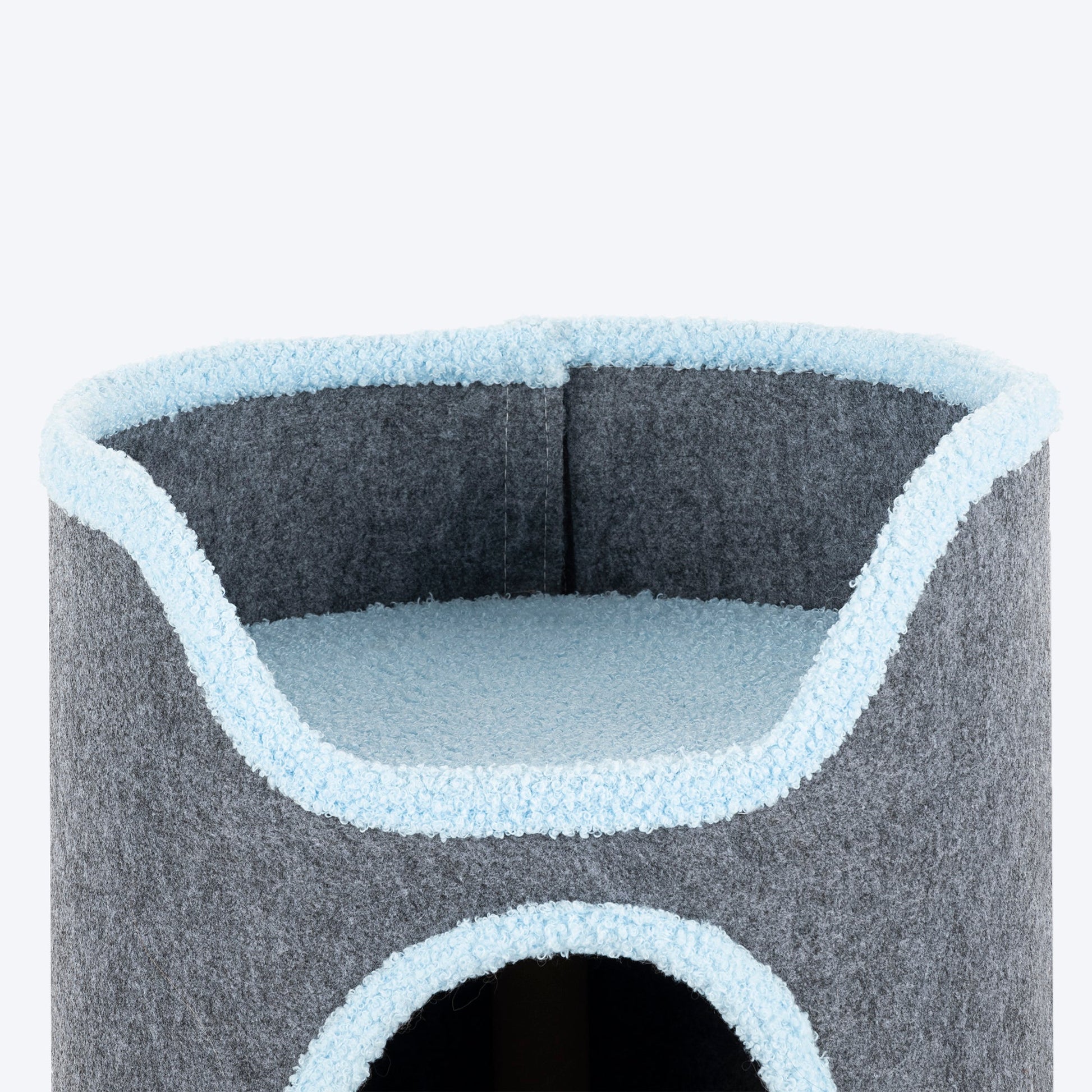 HUFT Meow Mansion Cat Tower For Cats - Grey - Heads Up For Tails