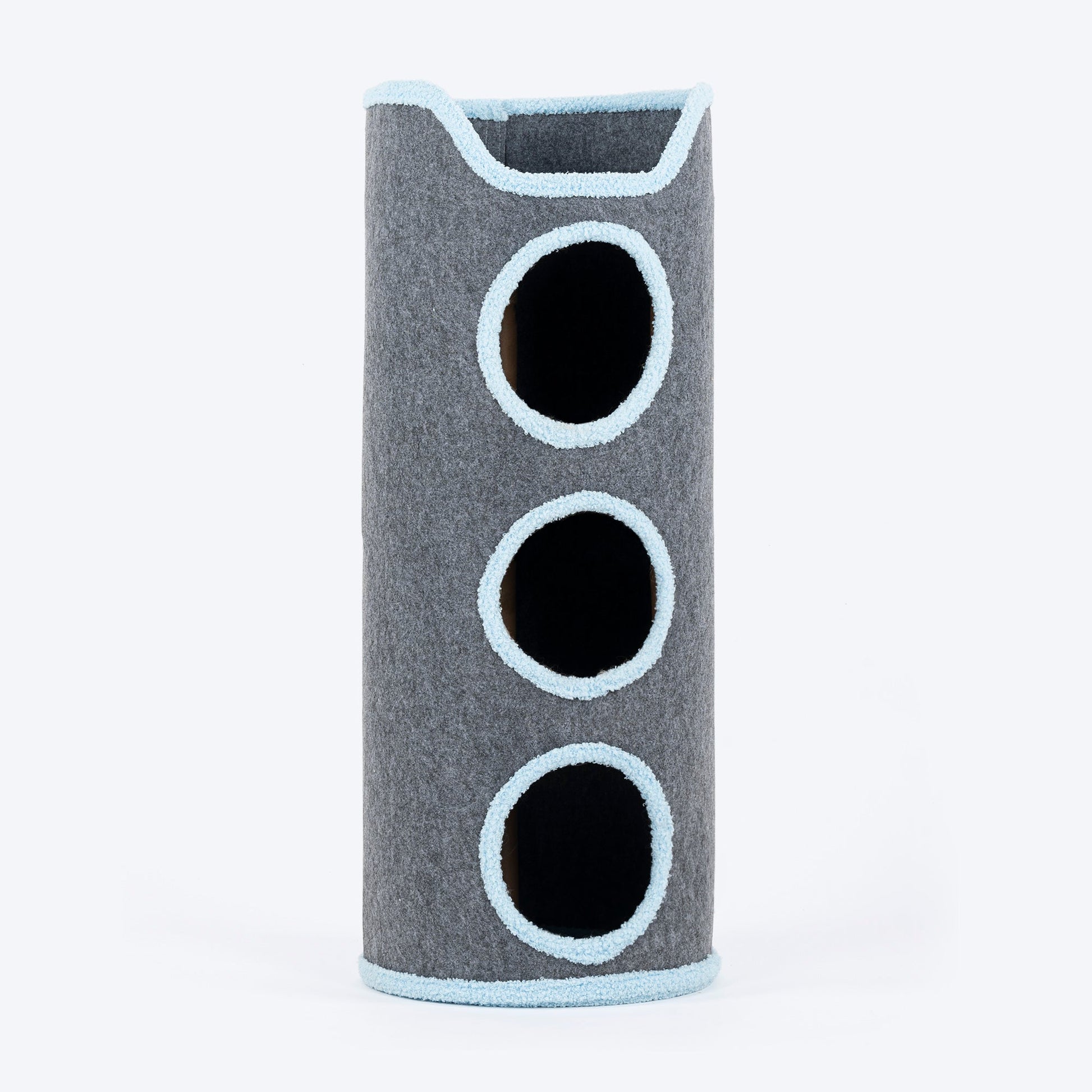 HUFT Meow Mansion Cat Tower For Cats - Grey - Heads Up For Tails