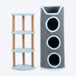HUFT Meow Mansion Cat Tower For Cats - Grey - Heads Up For Tails