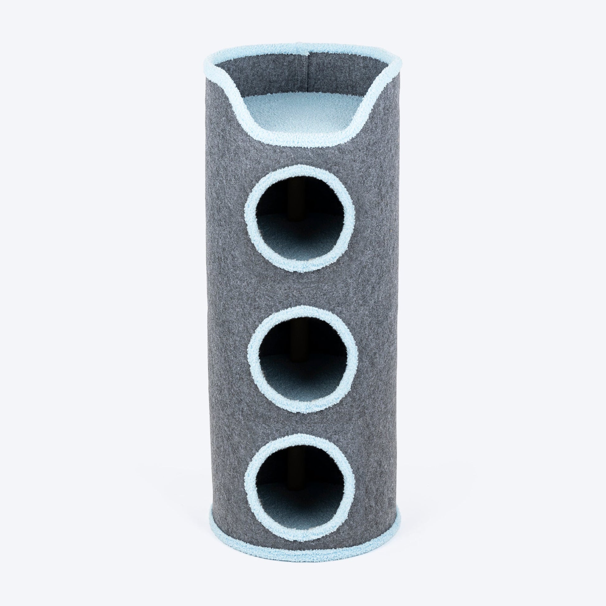 HUFT Meow Mansion Cat Tower For Cats - Grey - Heads Up For Tails