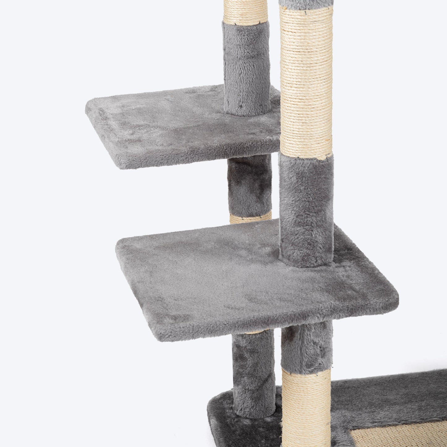 HUFT Pawfect Peak Multipurpose Cat Tree - Grey - Heads Up For Tails