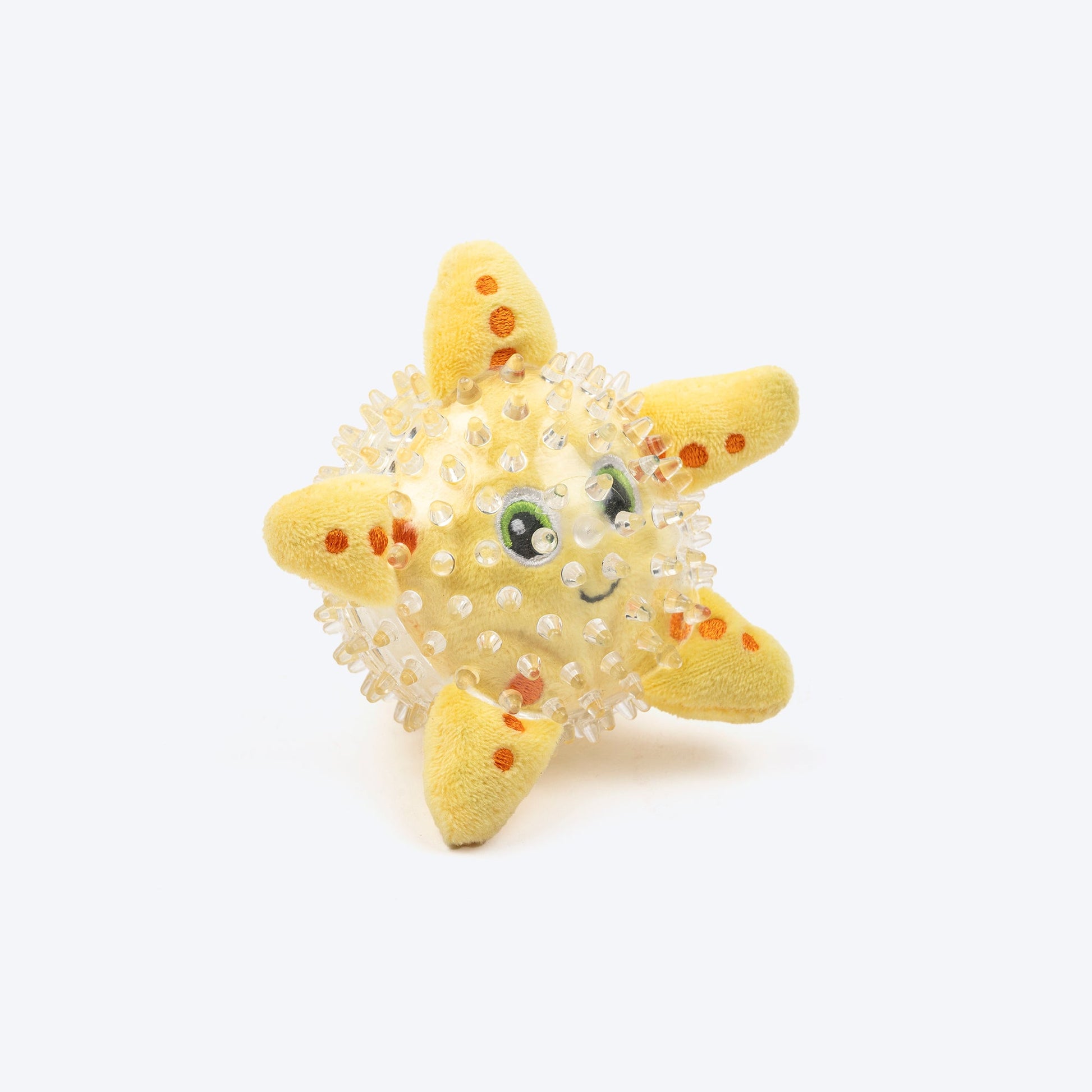 HUFT Super Star Chew Toy For Dog - Yellow - Heads Up For Tails
