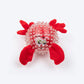 HUFT Lobster Loopster Chew Toy For Dog - Red - Heads Up For Tails