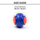 Dash Dog Tumble-Rumble Chew Ball For Dog - Dark Blue - Heads Up For Tails