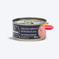 Meowsi by HUFT Chicken Breast with Duck p¢t© canned cat food, 80 gm, enriched with vitamins and minerals. Grain-free.