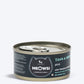 Meowsi by HUFT Tuna & Shrimp P¢t© Canned Cat Wet Food, 80 gm, with vitamins and minerals, grain-free formula.
