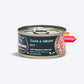 Meowsi by HUFT Tuna & Shrimp P¢t© Canned Cat Wet Food, 80 gm, with vitamins and minerals, grain-free formula.