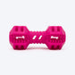Dash Dog Dumbbell Dynamo Chew Toy For Dog - Pink - Heads Up For Tails