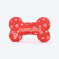 HUFT Personalised Berrylicious Bone Cushion For Dog - Red & Pink - Heads Up For Tails